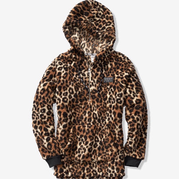 .🎉Victoria Secret Pink Sherpa Hoodie - Picture 3 of 8